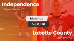 Matchup: Independence vs. Labette County  2017