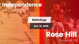 Matchup: Independence vs. Rose Hill  2018
