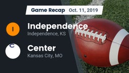 Recap: Independence  vs. Center  2019
