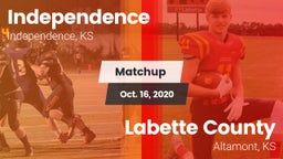 Matchup: Independence vs. Labette County  2020