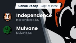 Recap: Independence  vs. Mulvane  2022