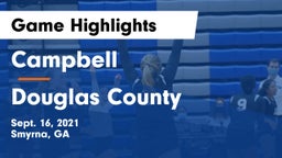 Campbell  vs Douglas County  Game Highlights - Sept. 16, 2021