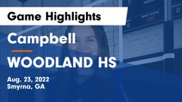 Campbell  vs WOODLAND HS Game Highlights - Aug. 23, 2022