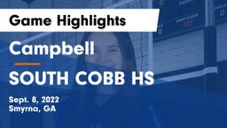 Campbell  vs SOUTH COBB HS Game Highlights - Sept. 8, 2022