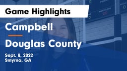 Campbell  vs Douglas County  Game Highlights - Sept. 8, 2022
