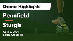 Pennfield  vs Sturgis  Game Highlights - April 8, 2024
