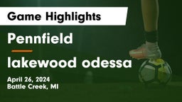 Pennfield  vs lakewood odessa Game Highlights - April 26, 2024