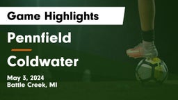 Pennfield  vs Coldwater Game Highlights - May 3, 2024