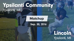 Matchup: Ypsilanti vs. Lincoln  2016