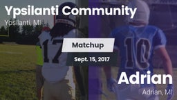 Matchup: Ypsilanti vs. Adrian  2017