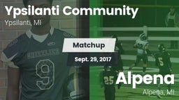 Matchup: Ypsilanti vs. Alpena  2017