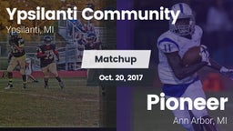 Matchup: Ypsilanti vs. Pioneer  2017