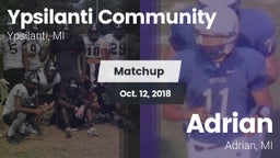 Matchup: Ypsilanti vs. Adrian  2018