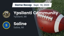 Recap: Ypsilanti Community  vs. Saline  2020