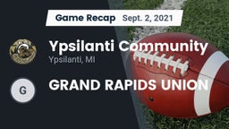 Recap: Ypsilanti Community  vs. GRAND RAPIDS UNION 2021
