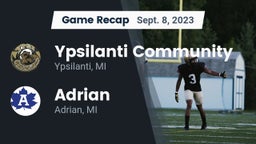 Recap: Ypsilanti Community  vs. Adrian  2023
