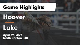Hoover  vs Lake  Game Highlights - April 19, 2022