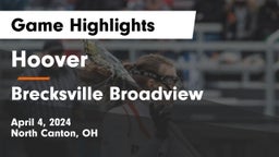 Hoover  vs Brecksville Broadview Game Highlights - April 4, 2024