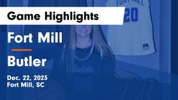 Fort Mill  vs Butler  Game Highlights - Dec. 22, 2023