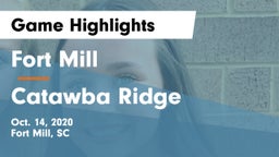 Fort Mill  vs Catawba Ridge  Game Highlights - Oct. 14, 2020
