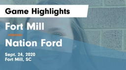 Fort Mill  vs Nation Ford  Game Highlights - Sept. 24, 2020