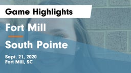 Fort Mill  vs South Pointe Game Highlights - Sept. 21, 2020