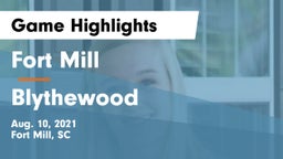 Fort Mill  vs Blythewood  Game Highlights - Aug. 10, 2021