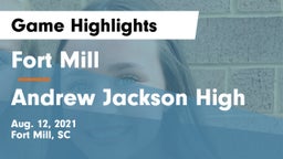 Fort Mill  vs Andrew Jackson High Game Highlights - Aug. 12, 2021