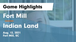 Fort Mill  vs Indian Land  Game Highlights - Aug. 12, 2021