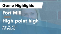 Fort Mill  vs High point high Game Highlights - Aug. 28, 2021