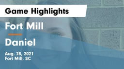 Fort Mill  vs Daniel  Game Highlights - Aug. 28, 2021