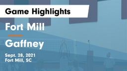 Fort Mill  vs Gaffney  Game Highlights - Sept. 28, 2021