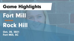 Fort Mill  vs Rock Hill  Game Highlights - Oct. 20, 2021