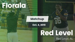 Matchup: Florala vs. Red Level  2019