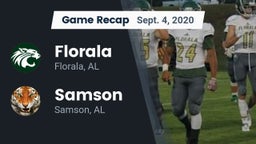 Recap: Florala  vs. Samson  2020