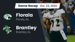 Recap: Florala  vs. Brantley  2020