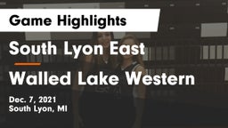 South Lyon East  vs Walled Lake Western  Game Highlights - Dec. 7, 2021