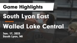 South Lyon East  vs Walled Lake Central  Game Highlights - Jan. 17, 2023