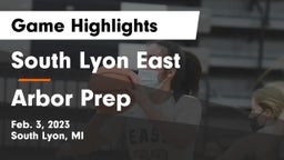 South Lyon East  vs Arbor Prep Game Highlights - Feb. 3, 2023