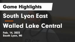 South Lyon East  vs Walled Lake Central  Game Highlights - Feb. 14, 2023
