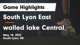 South Lyon East  vs walled lake Central Game Highlights - May 18, 2022