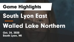 South Lyon East  vs Walled Lake Northern Game Highlights - Oct. 24, 2020