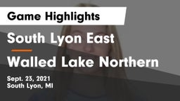 South Lyon East  vs Walled Lake Northern Game Highlights - Sept. 23, 2021