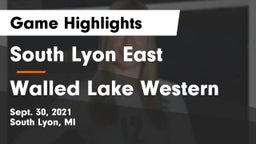 South Lyon East  vs Walled Lake Western Game Highlights - Sept. 30, 2021