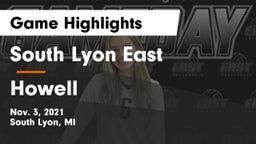 South Lyon East  vs Howell Game Highlights - Nov. 3, 2021