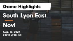 South Lyon East  vs Novi  Game Highlights - Aug. 18, 2022