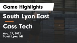 South Lyon East  vs Cass Tech  Game Highlights - Aug. 27, 2022