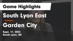 South Lyon East  vs Garden City  Game Highlights - Sept. 17, 2022