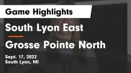 South Lyon East  vs Grosse Pointe North  Game Highlights - Sept. 17, 2022