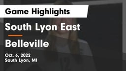 South Lyon East  vs Belleville  Game Highlights - Oct. 6, 2022